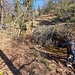 guado del torrente, nei pressi dei ruderi delle miniere