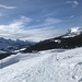 Rückblick zur Alpwirtschaft Schlund - mit Gipfeln am Brienzergrat