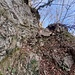 traccia x l'attacco della ferrata piuttosto malagevole