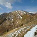 Monte Pilastro e Monte Croce dal versante di salita