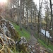 Am Ende der Combe Crède begrüsst uns die Sonne