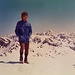 Gipfelfoto vor dem Linard: Tenue: Knickerbocker-Hosen, lange Kniesocken und den damals modernen, ledernen Raichle-Schnallen-Skischuhen