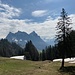 Ausblick zu den Mythen beim nahen Alpstall
