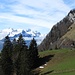 Rechts die Hütte von Stelli 