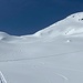 Kurzer Aufstieg zurück ins Skigebiet