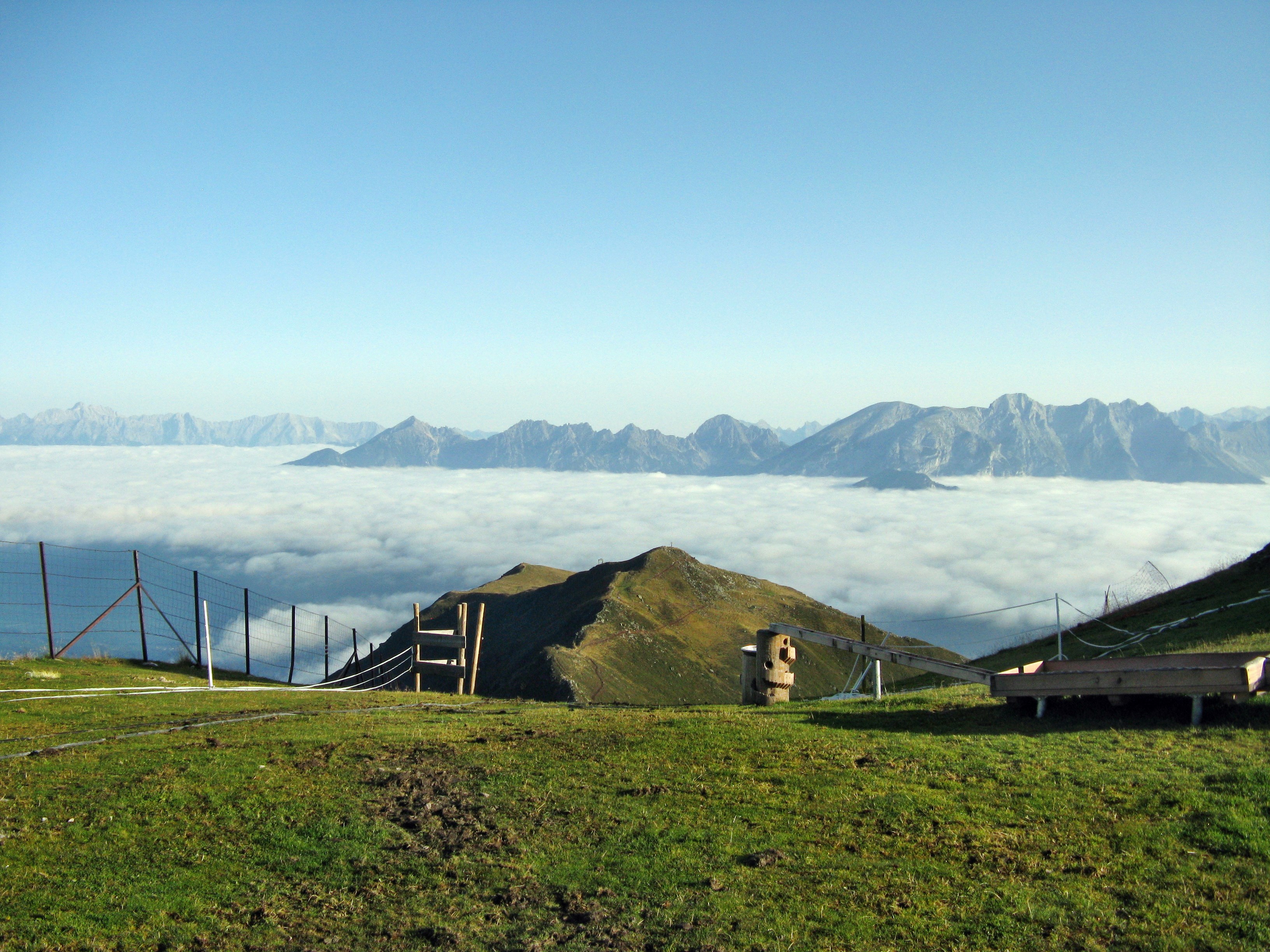 Schöne Ausblicke ins Karwendel. Fotos