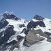 Breithorn-Westgipfel und Klein Matterhorn im Zoom