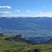 Die Wolken des Morgens haben sich so gut wie verzogen: Rheintal und Liechtenstein.