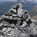 Gipfel-Steinmann auf dem Chindbettihore