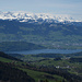 Obersee und viele Gipfel am Horizont - Sicht bis zu....Eiger, Mönch und Jungfrau