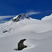 Die lange Querung von der Bergstation zum Pass Forcellina ohne grossen Höhengewinn - welliges Gelände, das nicht überall lawinensicher ist.