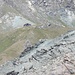 Zoomaufnahme zur angestrebten Biwakhütte