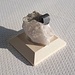 <b>Rutilo (TiO2) su roccia quarzitica, 11 mm, Lodrino, Cava di Brannerite, collezione personale.</b>