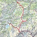 Routenverlau<br /><br />Quelle: SchweizMobil