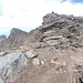 Hier geht es hinauf zum ersten Gipfel des Tages, Mont Cordine.
