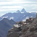 Blick zum Matterhorn u. Dent d`Herens