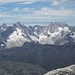 Berge der Montblanc-Gruppe im Zoom