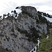 Imposante Felswand am Gulmen.