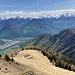 herrlicher Tiefblick - zur Alpe d'Aspra, und nach Castione und Arbedo