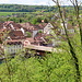 Abstieg vom Ortskern zum Rheinufer mit Blick auf Diessenhofen