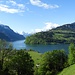 Schöner Ausblick beim Aufstieg
