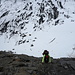 Gegenanstieg vom Gletscher zur Grünhorn Hütte