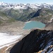 Dietro il lago Gries, spolverata di neve dal Pizzo Gallina al Rotondo