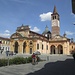 La Chiesa Parrocchiale Natività di Maria Vergine di Cerano con la relativa piazza che abbiamo attraversato per ritornare verso i boschi del Ticino