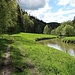 Entspannter Rückweg am Fluss entlang.