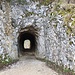Durch dieses Tunnel müssen wir hindurch