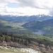 Blick über die Bergsturzkante in den Schwyzer Talkessel