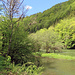 Immer wieder gibt es wunderschöne Blicke auf den Doubs.