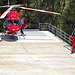 Air Zermatt im Einsatz, gleich vier Hubschrauber flogen über unsere Köpfe hinweg. Wer weiß wofür.