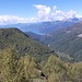 La radura di Viasco laggiù e il Lago Maggiore