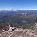 Il Monte Rosa in fondo a sinistra