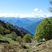 alla Bocchetta di Noga vista verso il lago