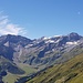 Sardonagruppe von der Malanseralp (Foto 2020). Der gut sichtbare Sardonagletscher und der Chli Gletscher sind stark geschrumpft.  
