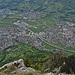 Saugende Tiefe vom Gonzen-Gipfel.