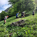 In salita verso i Pizzi di Parlasco
