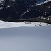 Blick nach Obererbs - von oben glaubt man gerne, die Schneedecke sei durchgehend.