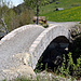 Steinbrücke über einen Nebenbach