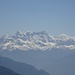 Blick zu Dents du Midi und Mont Blanc