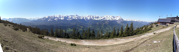 Panoramablick am Wank (1780m)