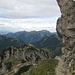 im Abstieg von der Kramerspitze, Richtung Stepbergalm