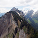 die Aussicht vom Glogger Westgipfel in den Alpstein