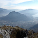 Lecco, Valmadrera e Civate con il caratteristico Monte Barro,