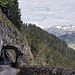 Tunnel der Militästrasse ins Obersiez