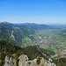 Schartenkopf (1636 m),<br />Tiefblick nach Oberammergau
