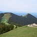 Hinteres Hörnle (1548 m).<br />Blick zum Mittleren und Vorderen Hörnle