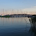 Blick vom Hafen Balatonfüred auf die Halbinsel